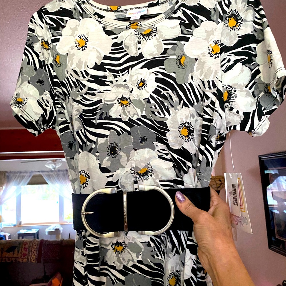 Zebra print Carly NWT